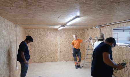 Smart home with sustainable materials