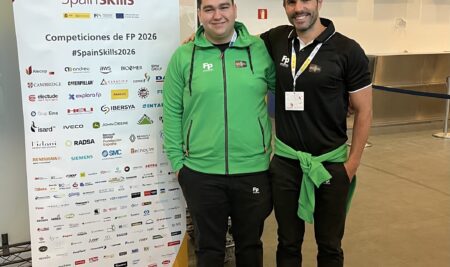 Aimar Eizagirre Armeria eskolako ikaslea SpainSkills-etara