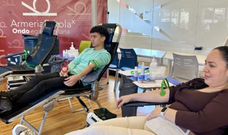 Sesiones de donación de sangre en Armeria Eskola