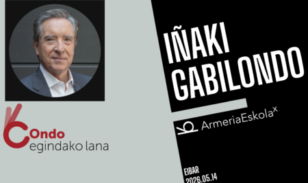 Iñaki Gabilondok ‘Ondo Egindako lana’ errekonozimendua jaso du