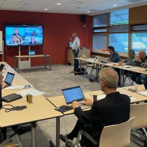 El equipo de coordinación de la red EMEU se reúne físicamente y vive momentos especiales